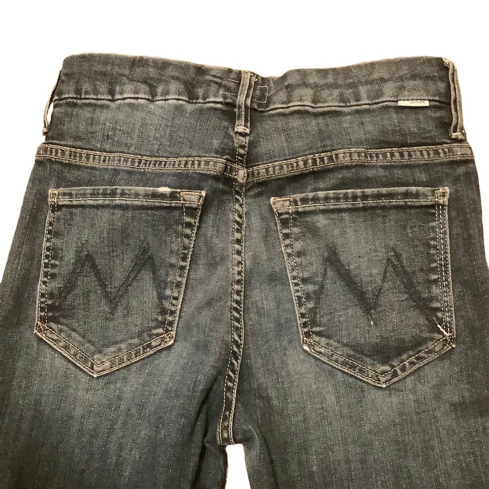 Mother The Looker High-Waisted Skinny Jeans Ankle Fray Size 26 - Picture 4 of 13